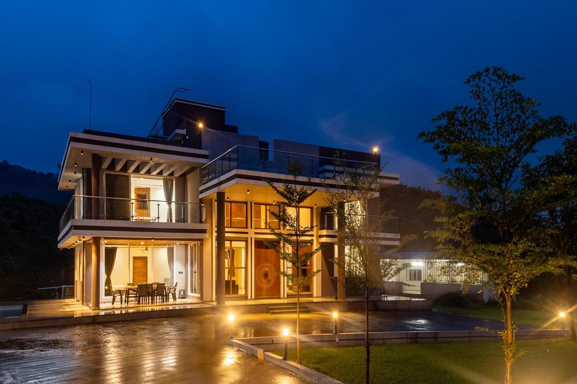Stayscape Shreeji Farms 4Bhk 卡尔贾特 外观 照片